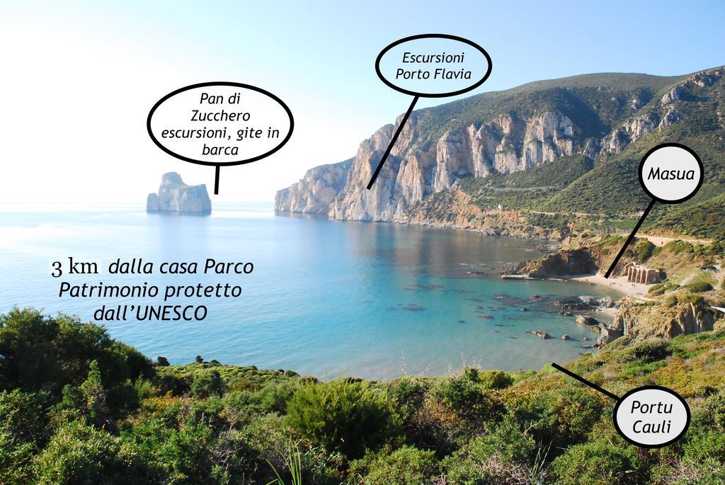 Villa Il Veliero Tanca Piras Nebida Exterior foto